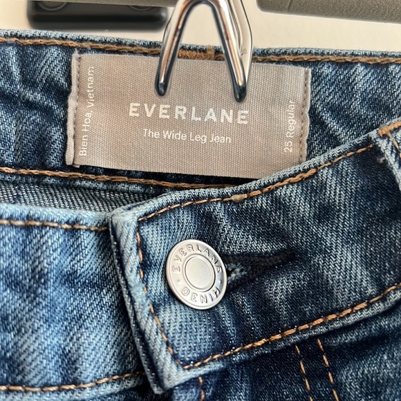 Everlane Wide-leg jeans in Medium Indigo - Picture 3 of 6